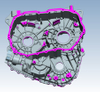 Double Motors Housing Casting Vehicle Motor Housing