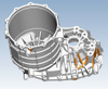 Ingegrated Motor Housing and Reducer Housing for Electric Vehicle