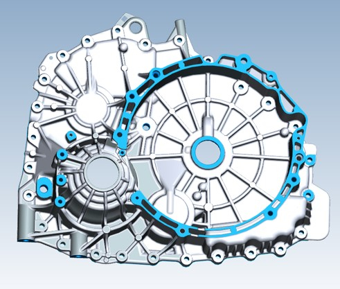 Double Motors Housing Casting Vehicle Motor Housing