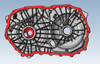 Double Motors Housing Casting Vehicle Motor Housing